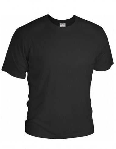 T-Shirt in Seta Girocollo inSilk Silkbasics Nero